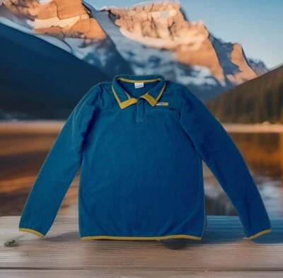 Camisa pulóver Columbia polar para niños XL 18-20 manga larga 1/4 a presión Foto 1 de 4