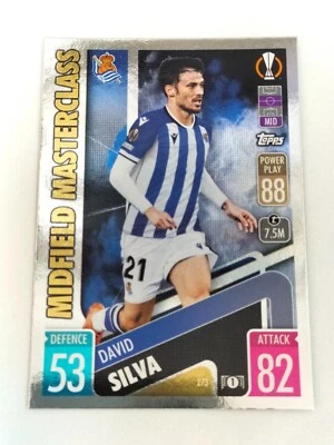 David Silva #273 TOPPS Midfield Masterclass MATCH ATTAX Champions League - Photo 1/2