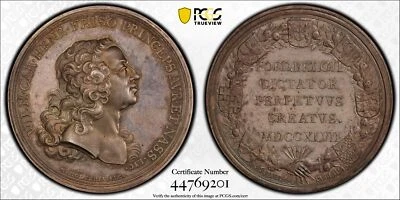 1747 Netherlands Silver Medal PCGS SP-63 - Van Loon-246 Silver - William IV - Image 1 of 4