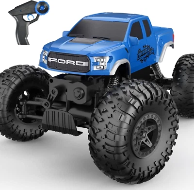 Coche de radiocontrol Ford Raptor F150 4x4 Monster Trucks para niños, 11 pulgadas todoterreno Crawler V Foto 1 de 4