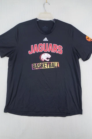 South Alabama Jaguars Shirt Mens 2XL XXL Basketball Adidas Creator Tee Black Cover