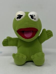 1987 Baby Kermit Plush Toy Collectible Jim Henson Muppets Stuffed Frog