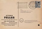 LEIPZIG, Postkarte 1947, Ottomar Feller Eisenwaren-Gro&#223;handlung