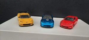 Jada Toys - Lot of 3 Corvettes - Loose - 1:64 Scale - Picture 1 of 5
