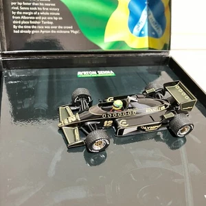 MINICHAMPS 1/43 Lotus Renault 97T Ayrton Senna prima vittoria commemorazione - Foto 1 di 8