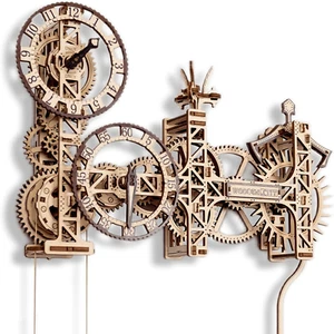 WOODEN.CITY Steampunk Mechanischer Uhrmacher Bausatz - Dekorative Wanduhren 3D Wo - Bild 1 von 10
