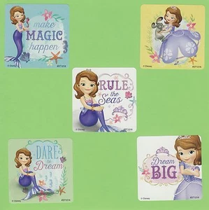 10 pegatinas grandes de Disney Princesa Sofía la primera perla del mar - favores - Imagen 1 de 1
