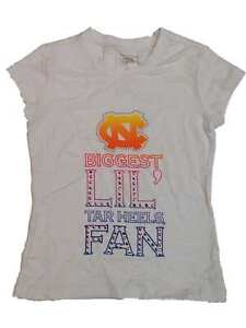 North Carolina Tar Heels Campus Cutee Couture Toddler White Lil Fan T-Shirt (XS)