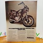 Yamaha Xs400 Special 1980 Motorcycle  Original Print Ad 11 X 8.5 P1