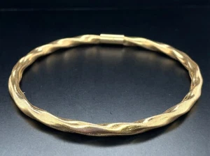 SCHMUCKJAGD FANTASIE ARMBAND AUS 585/- GELBGOLD - Imagen 1 de 3