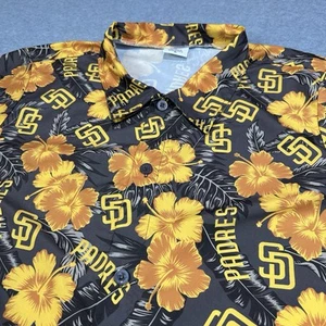 Camisa de los Padres de San Diego para Hombres Extra Grande Hawaiana Estampado Completo BDA Deportes - Imagen 1 de 9
