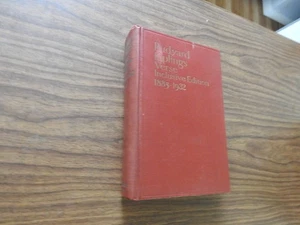 1934 FIRST U.S. AUSGABE Rudyard Kipling VERS INKLUSIVE AUSGABE 1885-1932 Gedichte - Bild 1 von 12