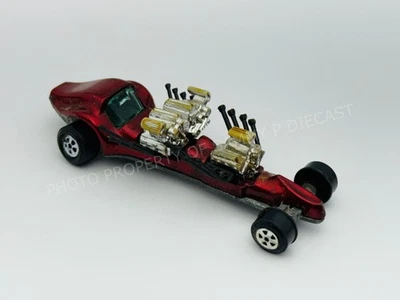 Johnny Lightning Topper Redline TRIPLE AMENAZA Rojo ¡Muy Bonito!!! Foto 1 de 4