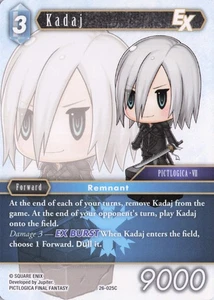 Kadaj EX (26-025C), FF TCG - Gunslinger in the Abyss, Normal, Common - Picture 1 of 2