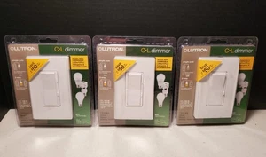 (3 Pack) Lutron LED Dimmer Switches DVWCL-153PH White, Diva CL - Picture 1 of 3
