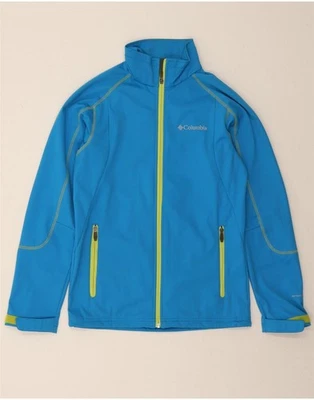 COLUMBIA Mens Omni-Shield Rain Jacket UK 36 Small Blue Polyester AX01 - Image 1 of 3