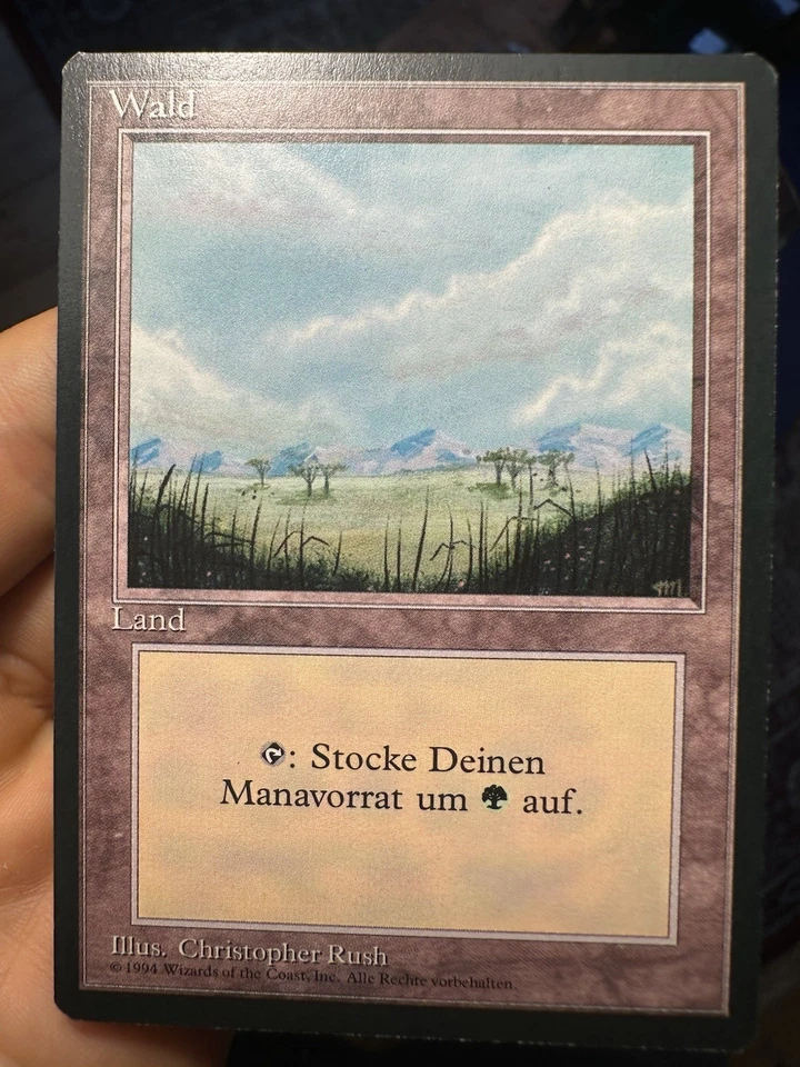 German FBB • Misprint Wald "Forest Plains" • Unplayed / NM • Mtg (622) - Image 1 of 4