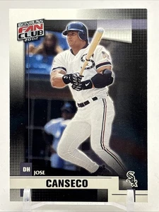 2002 Donruss Fan Club #121 Jose Canseco Chicago White Sox - Picture 1 of 2