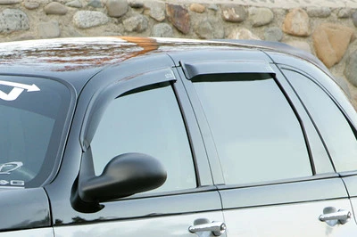 Se adapta a 01-10 Chrysler PT Cruiser GTS humo acrílico ventana viseras deflectores 48661 Foto 1 de 3