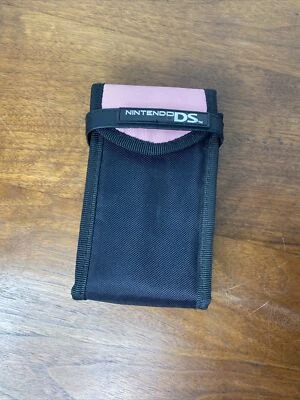 Sistema Consola Nintendo DS Negro Rosa Acolchado Viaje Estuche Bolsa Bolsa Foto 1 de 4
