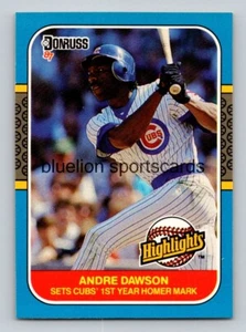 1987 Donruss Highlights #28 Andre Dawson - Picture 1 of 2
