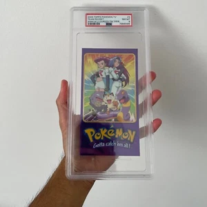 2000 Topps Pokémon Tv Series 2 Oversized Tin Topper #3 Team Rocket - PSA 8 - Picture 1 of 9