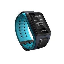 TomTom Spark Music GPS Watch & Activity Tracker Sky Captain Scuba Blue Large