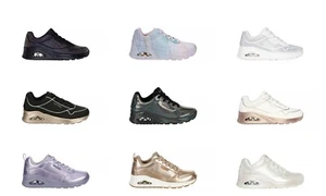 Skechers Air Uno Low Top Women's Casual Fashion Shoes Sneaker Limited Edition - Picture 1 of 26