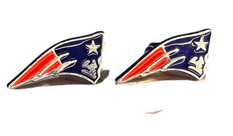 New England Patriots Cufflinks NFL Football Men's Jewelry NWOT Cover