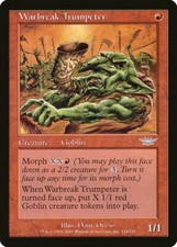 FOIL Warbreak Trumpeter | MtG Magic Legions | English | Near Mint