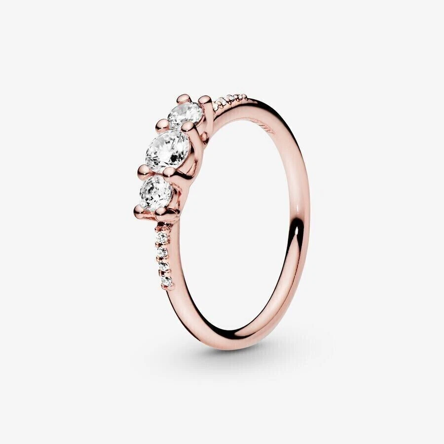 PANDORA Sparkling Elegance PANDORA Rose Ring Size EUR-54 US-7 - 186242CZ-54