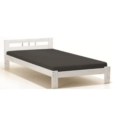 Struttura Letto alla Francese Bianco 140x200 una Piazza e Mezza Cameretta - Immagine 1 di 4