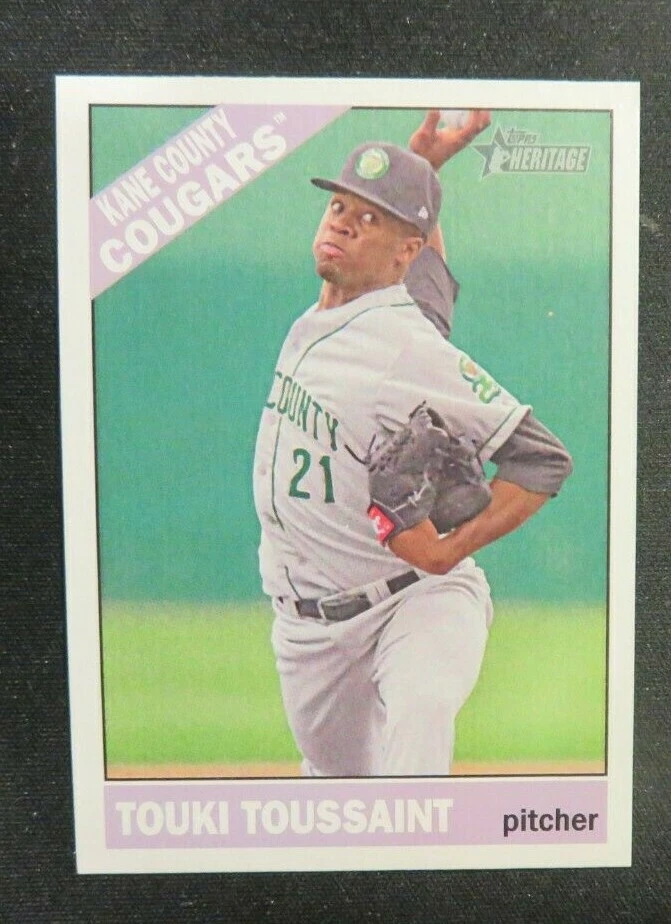 2015 Topps Heritage Minors, Kane County Cougars - TOUKI TOUSSAINT - Image 1 of 1