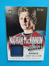 2013-14 Nathan MacKinnon Panini Absolute Rookie Jersey Collection Patch /99