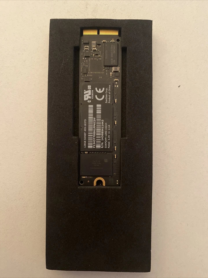 SanDisk 128GB SDNEP 655-1837D OEM for Apple MacBook 13" SSD SD6PQ4M-128G-1021H - Image 1 of 1
