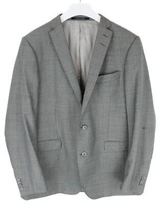 TIGER OF SWEDEN Norden Blazer Men's (EU) 54 Single Breasted Wool Melange Grey - Image 1 of 4
