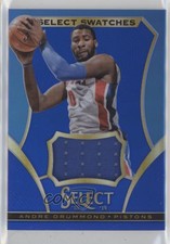 2013-14 Panini Select Select Swatches Blue Prizm /49 Andre Drummond #29