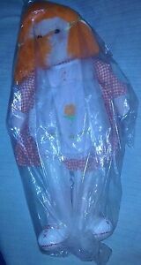 NEW WITH TAGS: VINTAGE 1982 DAN DEE IMPORTS 20" TALL STUFFED GIRL DOLL