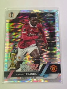 2022-23 Topps Cromo UEFA Pulsar Refractor Elanga Manchester United Nº169 - Imagen 1 de 1