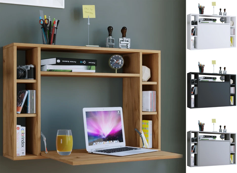 Holz Hänge Schreibtisch Wandschreibtisch Wandila - Bild 1 von 3