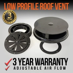 BLACK Rotating Vehicle Van Roof Vent Ventilator For FORD VAN / TRUCK / TRAILER - Imagen 1 de 7