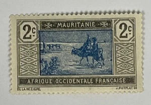 Mauritania / French West Africa Scott #19 2c Stamp - Crossing Desert (Mint) X30 - Picture 1 of 2