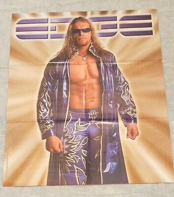 Pósters de doble cara plegados centrales de 7 bordes raros de WWF Foto 1 de 4