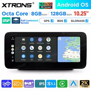Octa Core Android 14 128GB Car Stereo GPS 4G LTE For Benz-C-W205 GLC-X253 V-W446 - Picture 1 of 24