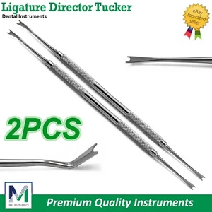 Orthodontic Applying Elastic Ligature Director Tucker Dental Double Ended Scaler - Picture 1 of 6
