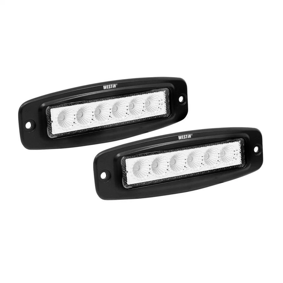 Westin 09-1918FM6 FM6 Flush Mount LED Auxiliary Light - Image 1 of 1