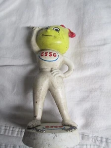 VINTAGE ESSO FRAU TROPF CAST IRON COIN BANK MRS DRIP  9 1/2" - Picture 1 of 6