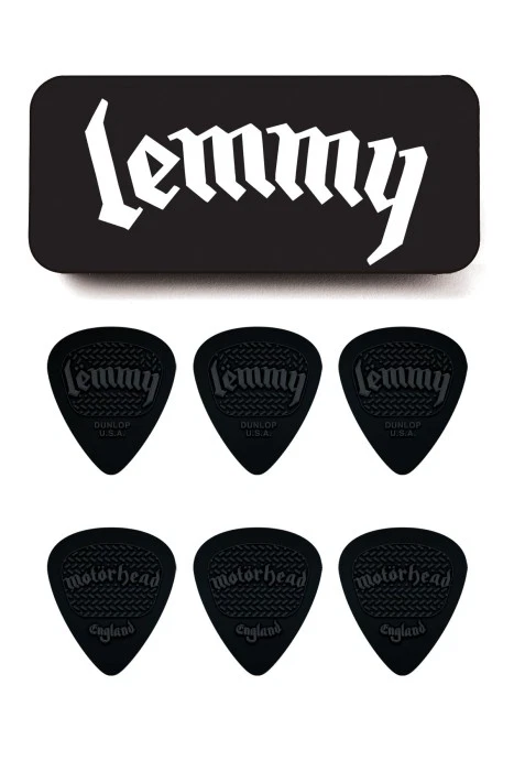 Dunlop Motörhead Collector Picks Lemmy 6 Plektren