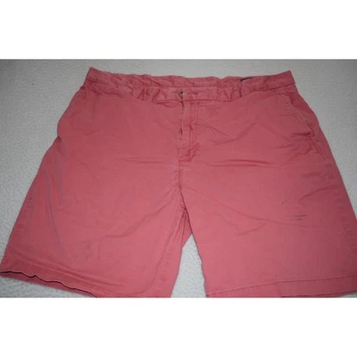 Shorts de golfe masculino Vineyard Vines Club tamanho 40 rosa chinos cáqui mistura de algodão - Imagem 1 de 4
