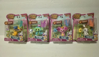 动物果酱 兔子 猴子 考拉 浣熊 公仔 宠物 4 件装 — 第 1/2 张图片